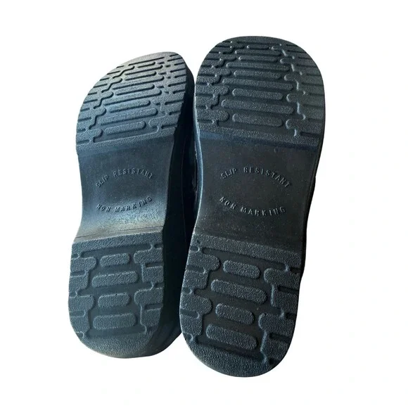 Easy Works Black Patent Mary Jane Shoes Womens 7W Slip Resistant Work Comfort - Picture 10 of 10